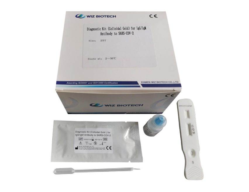 Test De Antigenos Wiz Biotech Xiamen Wiz Biotech Kit rapid test Covid-19 coronavirus per ricerca