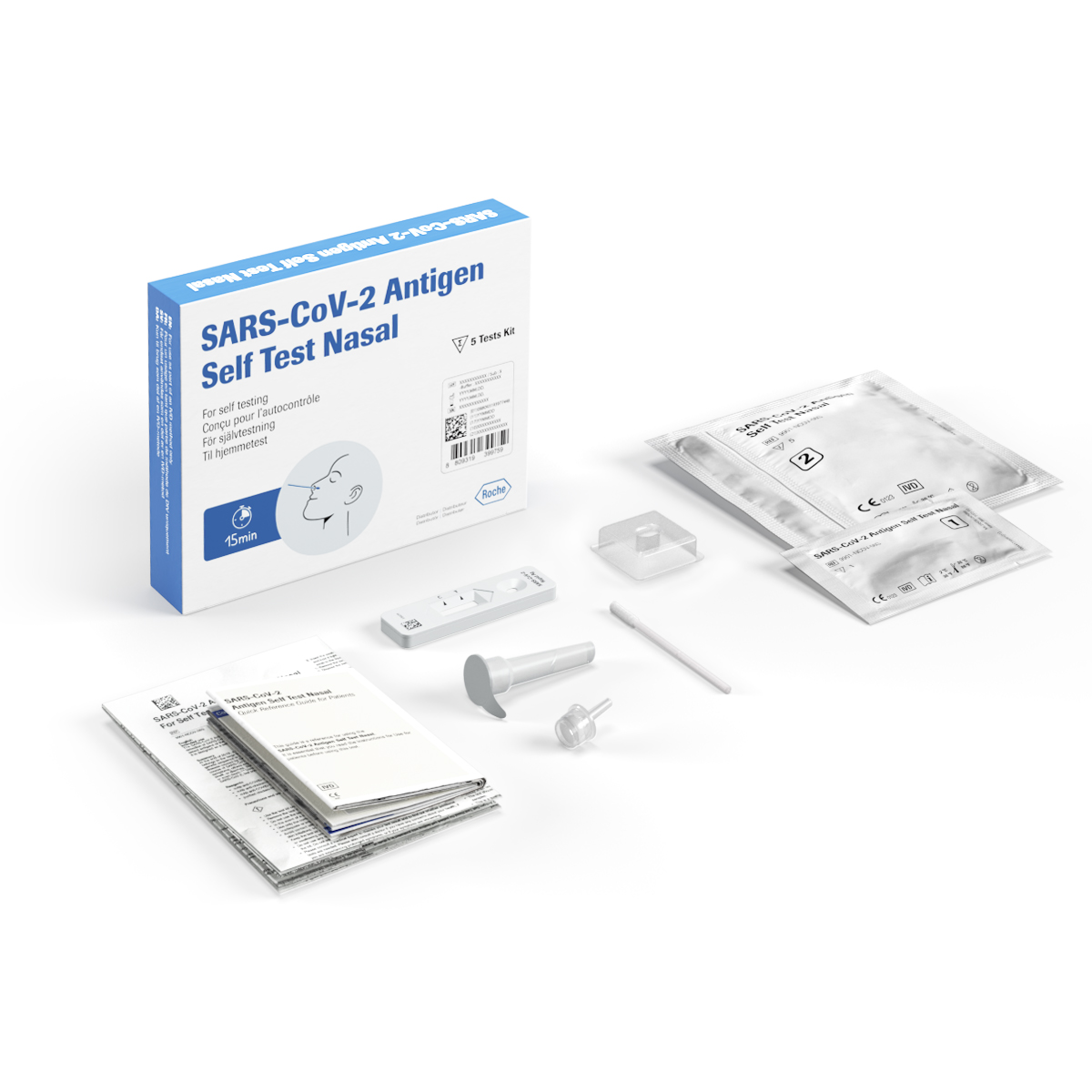 kit self test antigene rapido roche covid-19 Sars-CoV-2 sterilfarma diagnostic
